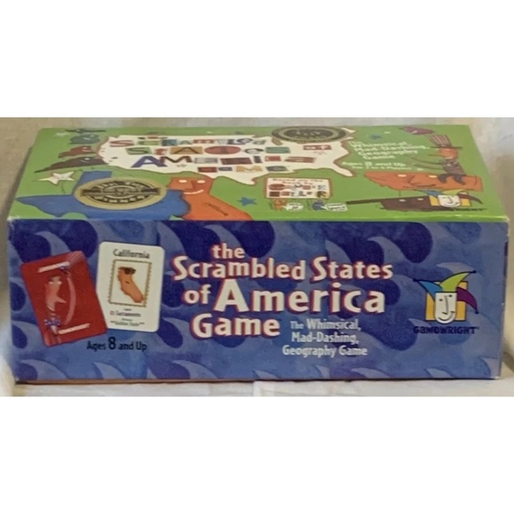 Gamewright The Scrambled States of America USA Geography Learning Card Game 8+ - Picture 4 of 10